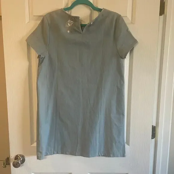 Hayden Los Angeles light blue embroidered Shift Dress size medium - Picture 2 of 16